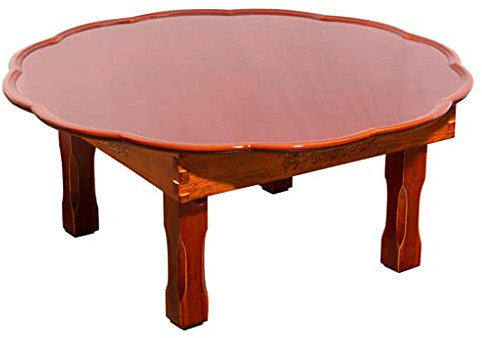 Sywlwxkq Faltbares Geschirr Niedriger Tisch Betttisch Niedriger Tisch Multifunktionaler Tabletttisch Natürliches, einfaches Design passt in jeden Raum