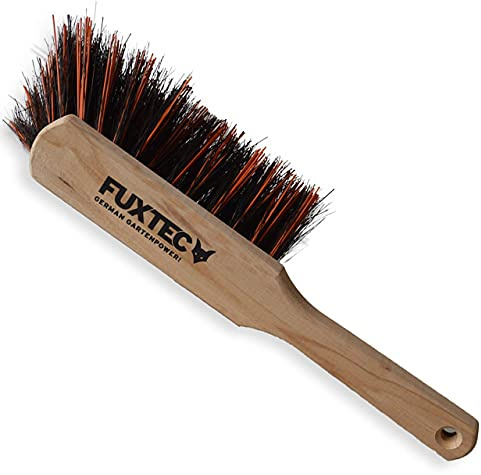 FUXTEC Handfeger FX-FEGER aus robustem Holz – Made in Germany – Zimmerbesen/Handkehrbesen