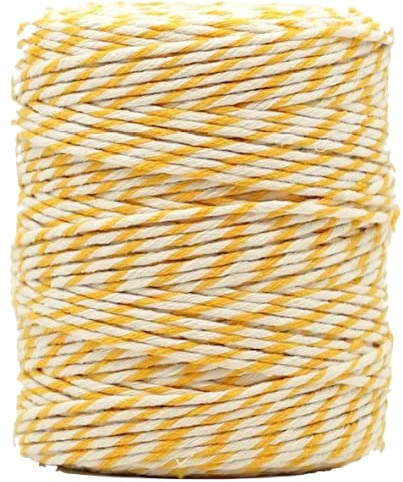 Filo da cucina in cotone, per carne, verdure o pesce, filo da cucina per uso alimentare, spago per allacciare, cuocere o grigliare, spago perfetto per fai da te