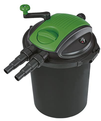 PondHero Turn2Clean Pond Filter (15000 Ltr Pond 18W UVC), Black