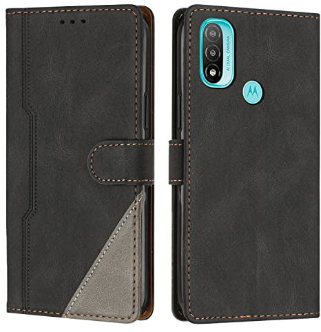 Radoo Funda para Motorola Moto E20 / E30 / E40, Funda Cartera de Cuero Multifunción, Cierre Magnético, Flip PU Cuero Carcasa Magnético Caso Cartera Móvil Case para Motorola Moto E20/E30/E40 (Negro)