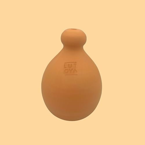 Lutoya | Chantepleure Artesanal Hecho a Mano 100% cerámica | Regadera para Pulgar para plántulas y Plantas saludables | Riego Suave | Fácil, Efectivo | Chantepleure Europa - 70 cl