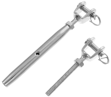 BELLIFFY Stainless Steel Closed Body Turnbuckle Screw Wire Rope Screw for Outdoor Use