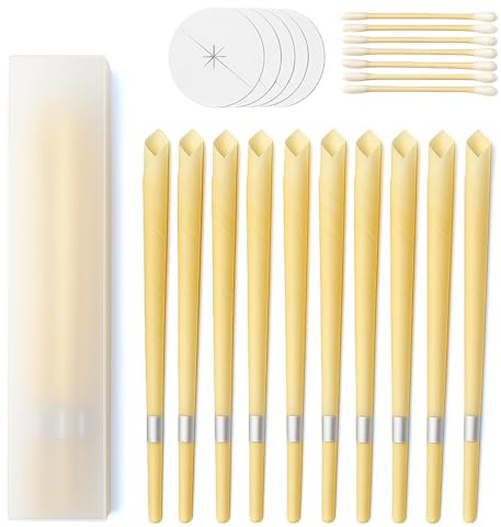 10-teiliges Ohrenschmalz-Entfernungs-Set, Ohrenschmalz-Reinigungswerkzeug mit Wattestäbchen und Aufbewahrungsbox.