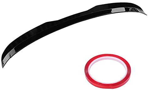 Spoiler Posteriore Auto, Kit Deflettore Universale in Nero Lucido per BMW Serie 1 F20 2011-2019, Accessori Tuning per Modifica Auto, Aerodinamico per Ridurre Resistenza