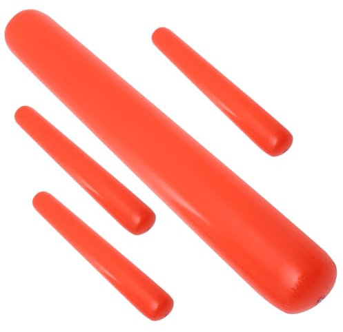 ERINGOGO 4pcs Cheering Sticks for Boys and Girls Inflatable Noise Makers Sports Event Accessories Pvc