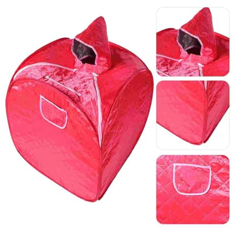 Sauna réutilisable de station thermale de tente portative, personne seule de vapeur de corps entier, à la maison de tissu de Satin,Séances de sauna à domicile