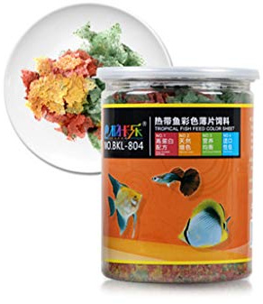 Aquarium-Futterflocken für kleine Meerwasser-bunte Guppy-Schwertfische, Babyfutter, Aquarium, 170 g, Zierfische