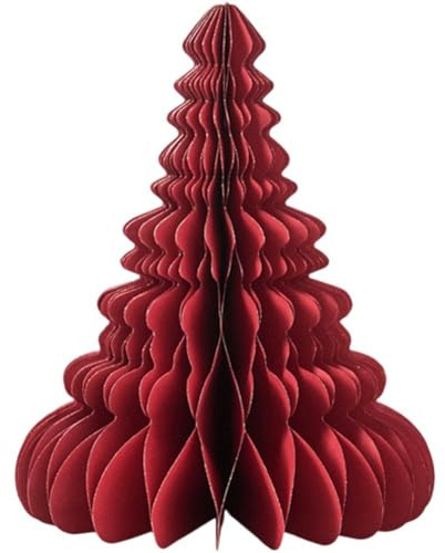 HiyyFloy Weihnachtsbaumschmuck Aus Papier, Weihnachtsschmuck Aus Papier, Wabenbäume, Tafelaufsatz, Hängende Weihnachtsbaumdekoration, Tischschmuck, Dekoration, Partyzubehör