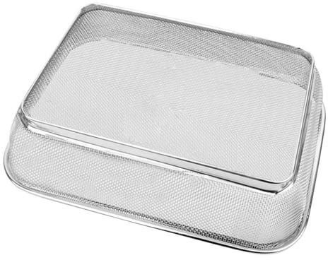 DIYEAH Panier Inox Évier Carré Robuste Acier Inoxydable Panier Vidange Multifonction pour Fruits Légumes Tamis Évier Fin pour Égoutter et Laver Efficacement