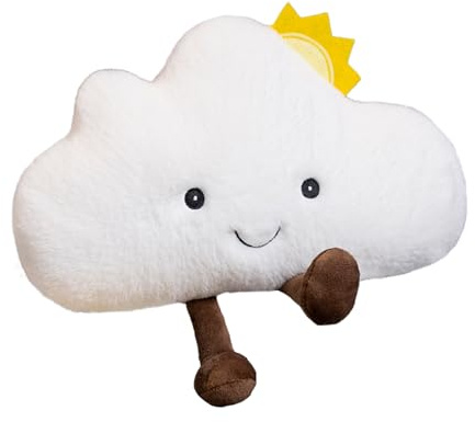 CavspkArt Cloud Plush Pillow, Soft Plush Cushion for Bedside Sofa, Cloud Plush Stuffed Pillow for Home Decor