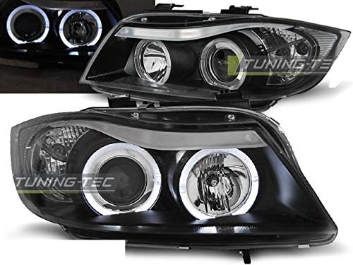 Shop Import - Coppia di fari - Serie 3 E90/E91 05-08 Angel Eyes Nero (M76)