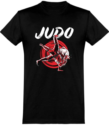 Otshirt T Shirt Homme Judo Fan | Imprimé en France, Cadeau fête des pères Homme Humour Papa Anniversaire Original Rigolo Humoristique (L,Black)