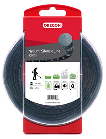 Oregon Round 3.5mm Strimmer Line Heavy Duty, 3.5mm x 40m | Trimmer Line Tackles Long Grass, Weeds, Edges & Thick Vegetation, Professional Nylon Strimmer Wire, Fits Most Standard Models