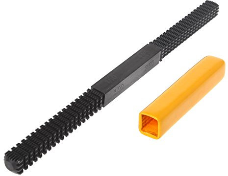 Thread Restorer File, Metric 0.75mm/1.0mm/1.25mm/1.5mm/1.75mm/2.0mm/2.5mm/3.0mm 8-in-1 Thread Repair Tool, Steel Thread Repair File for Studs, Bolts, Screws, Fittings