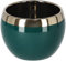 KOTARBAU® - Vaso in ceramica verde e oro, rotondo, 100 mm