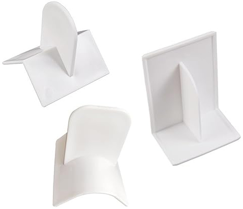 3 Pieces Plastic Fondant Icing Smoother Polisher Cake Decorating Smoothing Tool with Handle Cake Icing Trowel Cake Icing Smoother for Cakes Edge Corner Decoration, Packed in Box