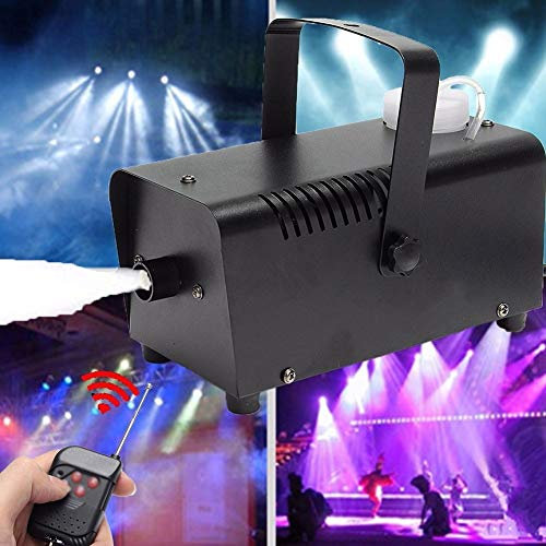 Máquina de Niebla, Humo, Niebla, Mini LED RGB inalámbrico, 400W, Efecto de Escenario, Disco, Fiesta de DJ, Navidad con Control Remoto, nebulizador LED