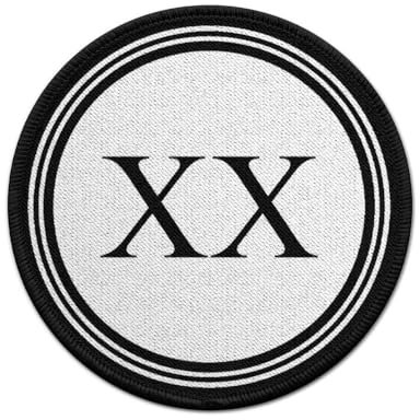 Copytec Patch Wunsch Initialen Personalisiert Wunschtext Buchstaben Namen #40528
