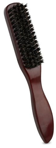 cwdvovy Spazzola Setole Cinghiale, Spazzola con Setole di Cinghiale Setole Naturali Morbide Spazzola Cinghiale per Capelli Spazzole per Barba da Uomo per Capelli Fini