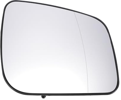 A ABSOPRO Verre De Rétroviseur Latéral Droit Pour Mercedes W169 08-12 1pc | Asphérique Chauffant, Vrai Verre, Pour Mercedes B-Class W245, OE A1698102221, Avec Plaque De Support, Électrique, 2 Broches