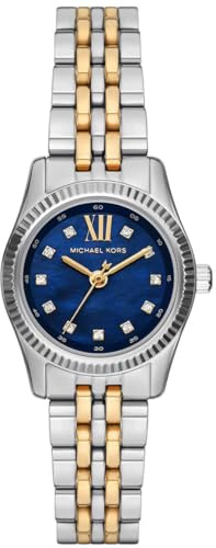 Michael Kors Lexington Damklocka, 26 mm, kvartsurverk med tre visare och armband i rostfritt stål
