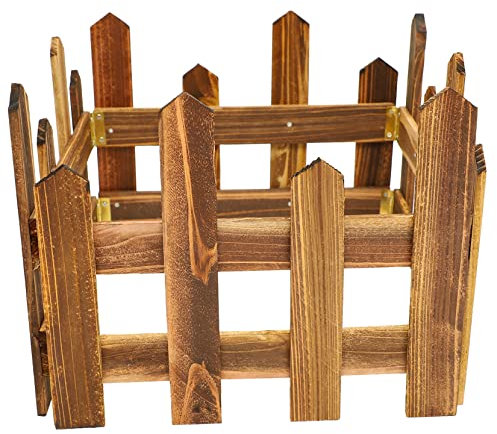 CAXUSD Recinzione in Legno Per Esterni Recinzione Da Giardino Parapetto Per Balconi Decorazioni Paesaggistiche Materiale Resistente