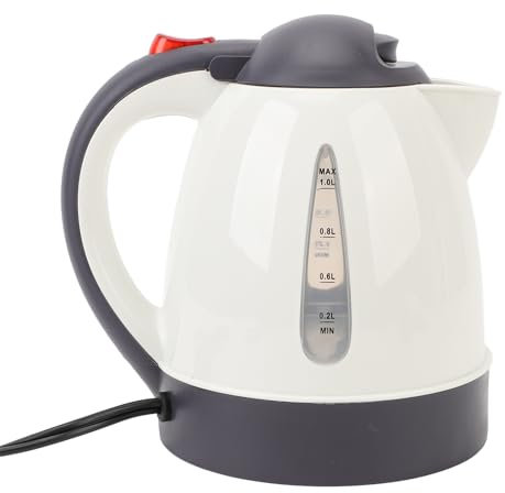 Car Kettle, Portable Car Electric Kettle, 12V 1000ml Travel Car Truck Kettle, Camping Water Boiler for Tea Coffee Making, Portable Coffee Maker for Car (12V)
