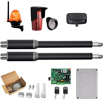 Apriporta Elettrico, 200KGS Automatico Dual Arms Elettrico Porta Battente Apri del Cancello Operatore Motore Attuatore Più Vicino Battente Apri del Cancello for Il Controllo di Accesso for Vialetto ,p