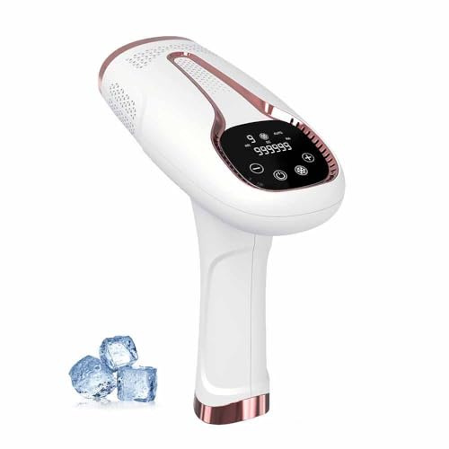 Fellowa Fellowes IPL Pro - Dauerhafte Haarentfernung Schmerzfreies Laser-Haarentfernungsgerät mit Kühlfunktion für dauerhafte Haarentfernung