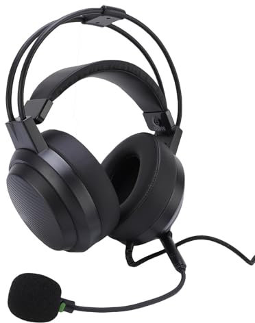 Tonysa D5000 Prüfungskopfhörer für Schüler – Headset mit Geräuschunterdrückung und Richtmikrofon, Verstellbarem Kopfbügel, 2,8 M Geflochtenem Kabel für Englisch-Hörtests, Schule,