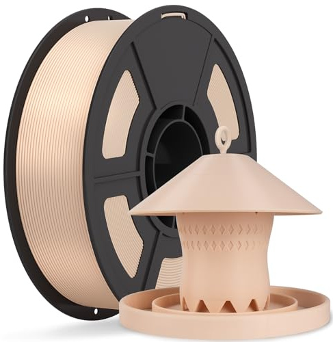 IEMAI ASA Filament 1.75mm 1Kg, 3D Drucker Filament ASA Cream, UV-beständig, Hitzebeständig, Maßgenauigkeit+/-0,02mm