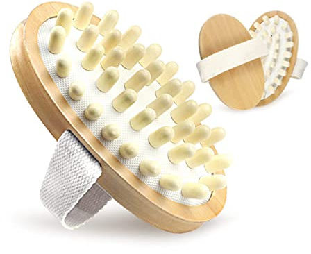 MOTHNUR Cepillo De Masaje Masajeador De Madera Spa Hogar Masajeador De Mano Cojín Para Mujeres