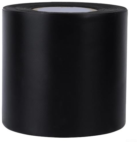 Gdfnmogo Nastro isolante per tubi del condizionatore d'aria - Confezione da 6 nastri avvolgenti in PVC per installazione HVAC Resistente alle intemperie Resistente ai raggi UV Nero elastico 6.