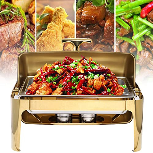 Scaldavivande e scaldavivande elettrico, in acciaio inox, riscaldatore a buffet con tappo girevole, 6 l, scaldavivande professionale