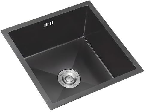 Este Fregadero de Cocina de un Solo Seno, Fabricado en Acero Inoxidable, Viene Totalmente Equipado y es Ideal para autocaravanas, Casas pequeñas y para cocinar al Aire Libre, Gracias a su di