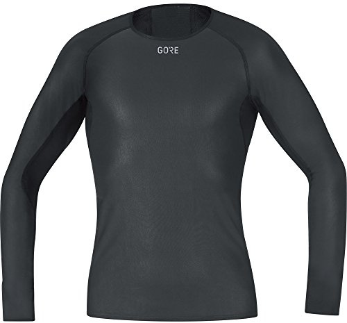 GORE WEAR Långärmad undertröja för herrar, Passar alla sporter, GORE WINDSTOPPER, L, Svart