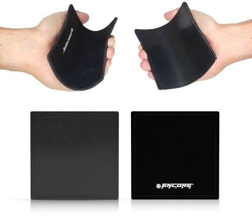 Encore Grips® Handtagsdynor handtagsdynor handtagshjälp för styrketräning, fitness, bodybuilding, crossfit, kalistenesiska, 1 par greppdynor handtag, träningskuddar alternativ till handskar