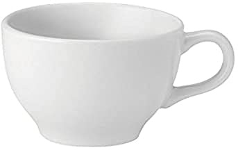 Utopia Pure White, E60034-000000-B06036, Cappuccino Cup 12oz (34cl) (Box of 36) | Commercial-grade catering drinkware holding 34cl, built to endure busy hospitality and daily cafe environments.