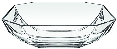 Glass Large Centerpiece Octagon Bowl/Tray - 13 D - by Barski - European Quality - 13 Diameter - Serving Bowl - Made in Europe