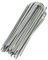 GardenMate 200 Grapas de sujeción GALVANIZADAS de Alambre de Acero | Longitud 200 mm, Ancho 25 mm, Ø 3,8 mm, Cabeza Redonda | para Suelos Extremadamente Duros