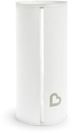 Munchkin Toss Portable Disposable Diaper Pail, Holds up to 30 Newborn Nappies, White