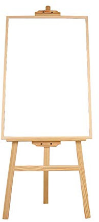 Lavagna Asciutta Legno del Treppiede del Treppiede del Treppiede del Cavalletto per La Scuola Dell'ufficio Domestico(Size:60X90CM)