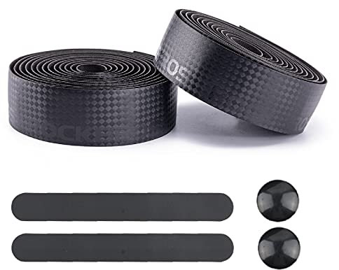 ROCKBROS Lenkerband Professional Rutschfest EVA Griffband Atmungsaktiv Lenkerbänder für MTB Rennrad Schwarz