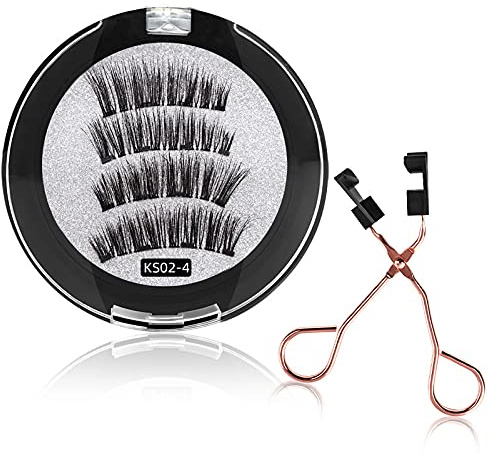 HXZDEY Pestañas magnéticas cuánticas 8D con tecnología de imán Suave Pestañas Naturales Dobles, imán Ultrafino de 0,2 mm, pestañas 3D Reutilizables de Peso Ligero (Size : C)