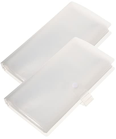 STOBOK 2 Piezas Cuadernillo De Entradas Álbum De Fotos De Viajes Libro De Fotos De Boda Álbum De Entradas Portátil Titular De Billetes De Tren Boleto De Tren Páginas Viajar Botón