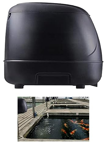 AFGSsm 10L Pond feeder, Alimentador automático para peces, Dispensador comida peces estanque, Comedero automatico peces