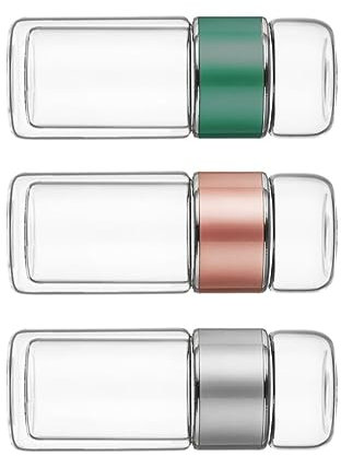 Topyond 420 Ml Tee-Trennbrühbecher, Becher aus Edelstahl 304 Und Glasmaterial Mit Hohem Borosilikatgehalt, Geeignet Für Familien- Und Outdoor-Arbeiter(Roségold)