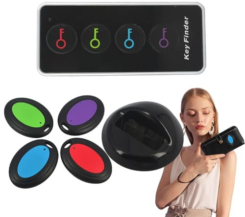 Key Finder, Remote Sound, 85dB Key, Key Tracking Tool, Wireless Key Finder, Key Finder With Flashlight, 4 Receivers Key Finder, Sound Key Finder, Remote Key Finder, Key Tracker With Sound,