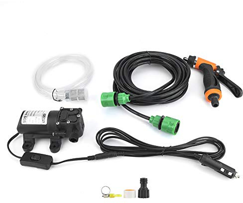 Bombe De Nettoyage Auto 12V, Pompe Lave - Glace Électrique avec Connecteur Nipple, Kit De Lavage Complet - Économie D'Énergie, Facile À Utiliser, Pour Nettoyage Voiture Et Jardin